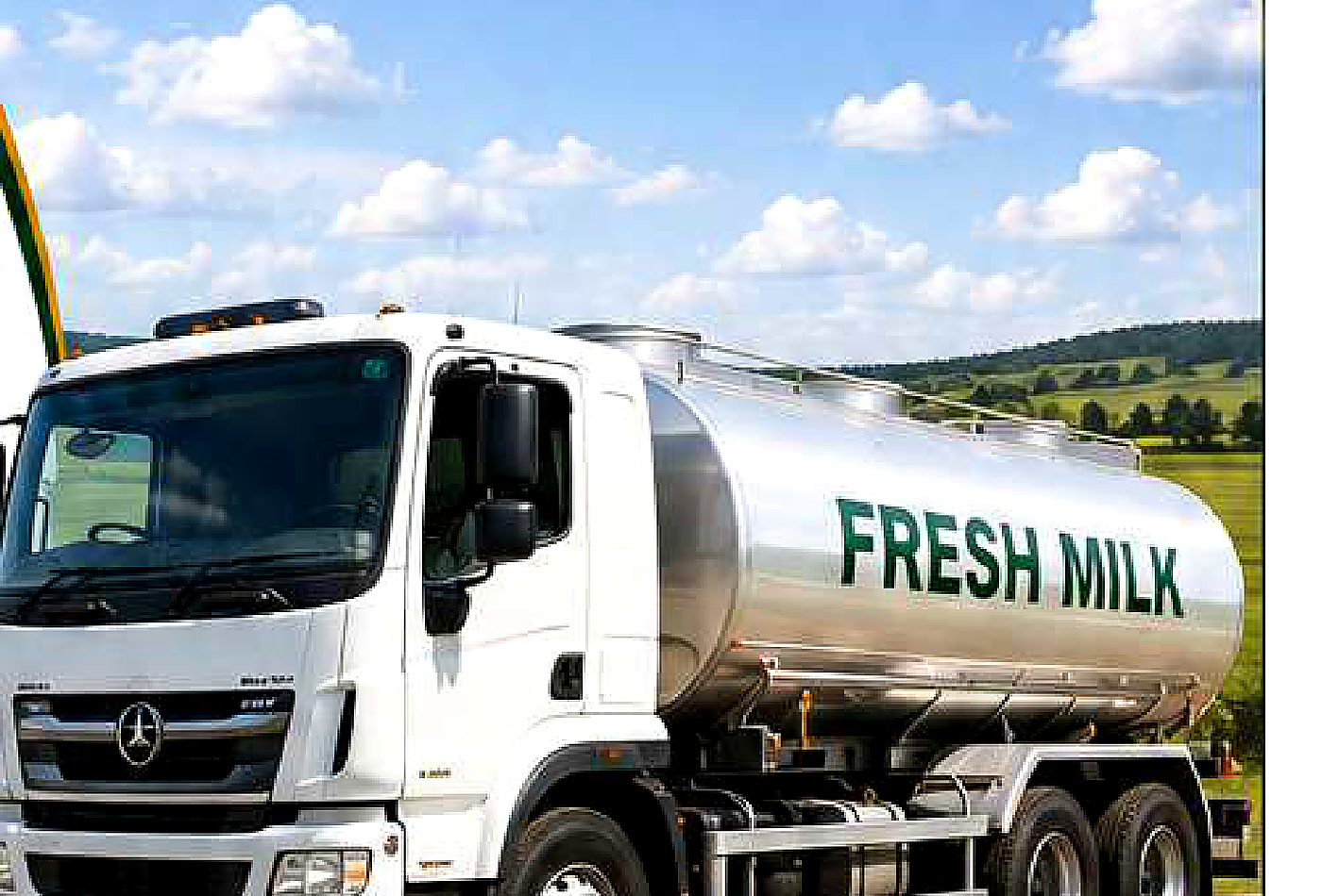 Rhylo milk tanker image from company profile PDF